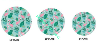 혼합 색깔 대나무 식기류 홍학 새 본을 가진 고정되는 접지 닦은 기계 안전